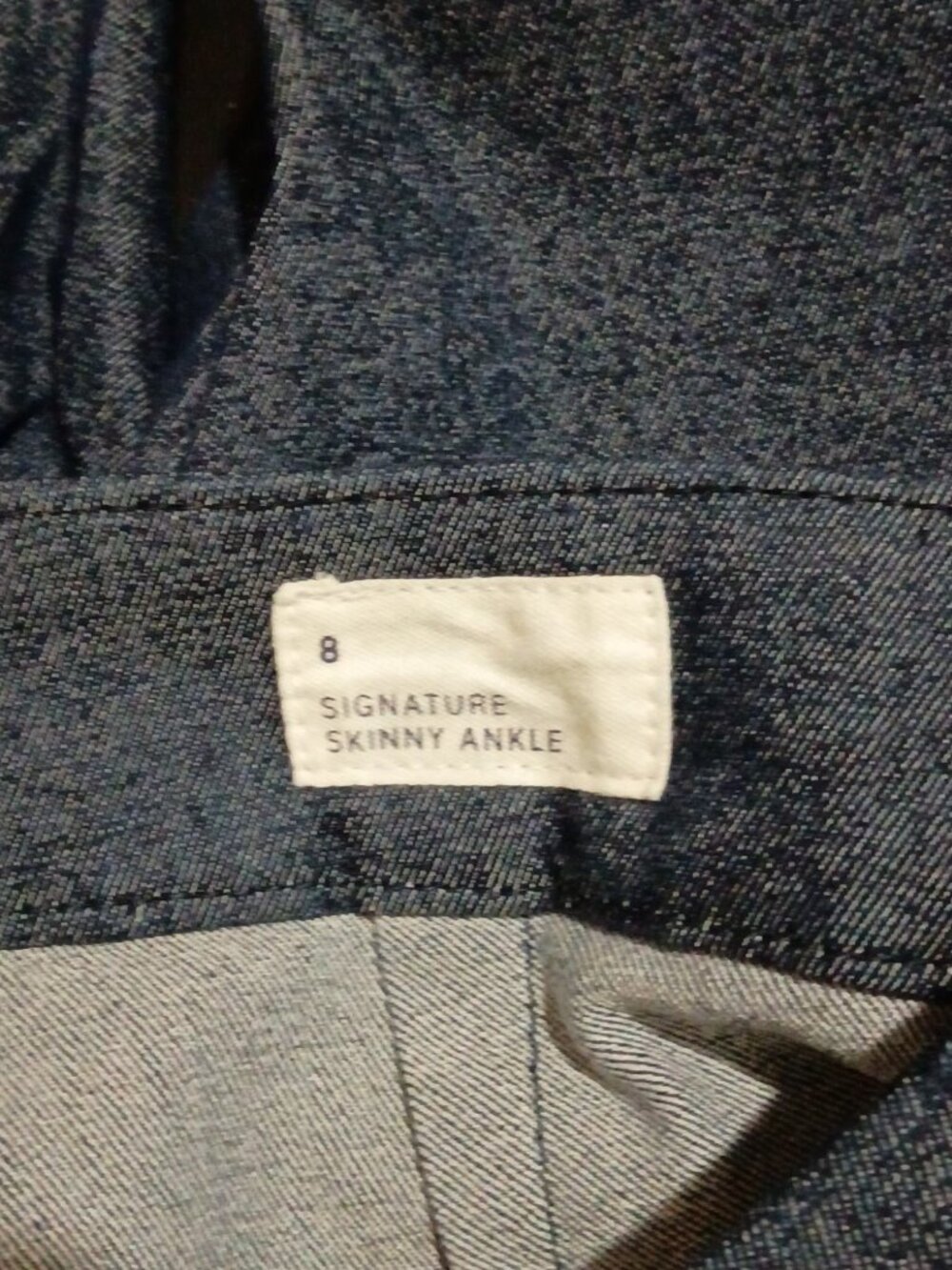 NWT New GAP Women’s Signature Skinny Ankle Mid Rise Stretch Pants Size 8 - Picture 8 of 13
